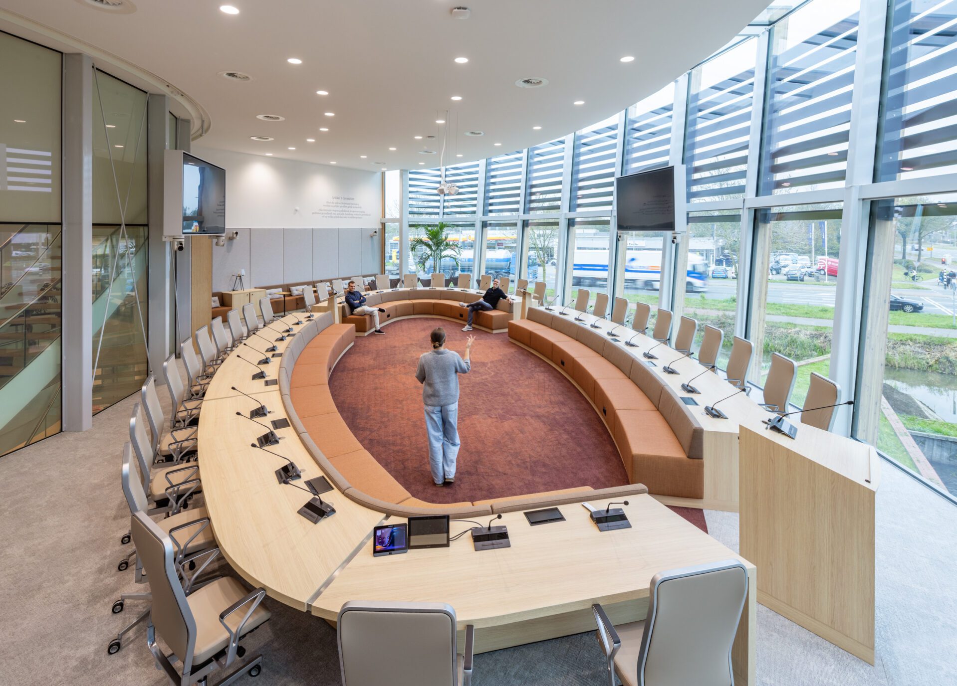 Raadsopstelling Gemeentehuis Nijkerk